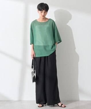 AMERICAN HOLIC SET メッシュプルオーバー+キャミソール Green