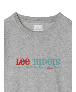 earth music&ecology Ｌｅｅ×ｅ．ｍ．ａ．ｅ　ＬＯＧＯ　Ｈ／Ｓ　ＴＥＥ Gray Mixture