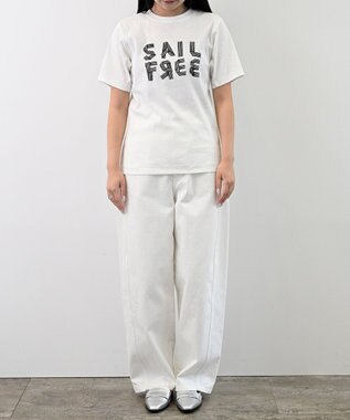 FORFORMO Fraise Print T-shirt-A フライスプリントTシャツ ホワイト