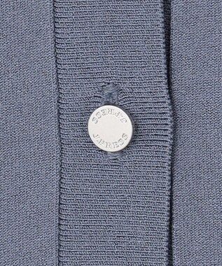 J.PRESS LADIES S 【洗える】レーヨンストレッチ カーディガン ソフトブルー系