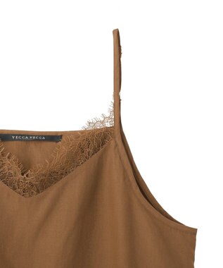YECCA VECCA レースキャミソール Brown