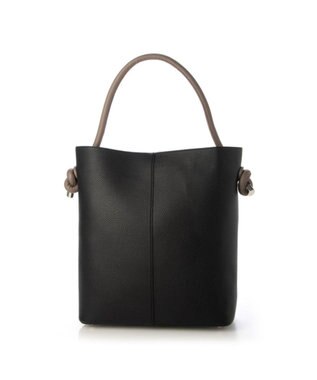 UNBILLION cachecache 丸ハンドルスクエアバケツワンショルダー ブラック