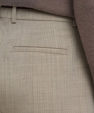 JOSEPH メランジストライプ　トラウザーズ Affogato