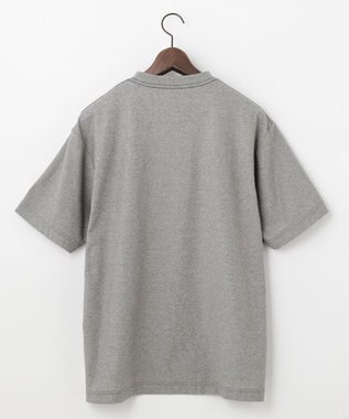 JOSEPH ABBOUD MOUNTAIN 【SPACE／UNISEX】スラブプレーティングボーダープリント Tシャツ ライトグレー系2