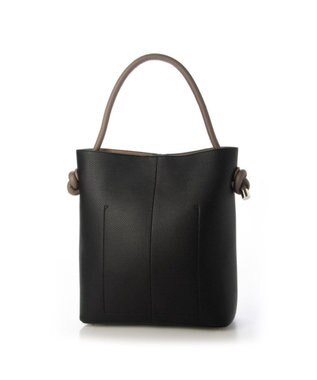 UNBILLION cachecache 丸ハンドルスクエアバケツワンショルダー ブラック