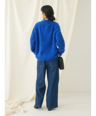 CRAFT STANDARD BOUTIQUE バスケットモールスタンドネックプルオーバー Blue