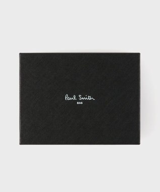 Paul Smith ワックスレザー 2つ折り財布 ブラック