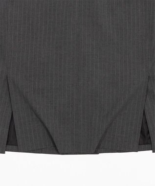 WEGO 【フォーマル/セットアップ対応】ダブルテーラードジャケット グレーストライプ