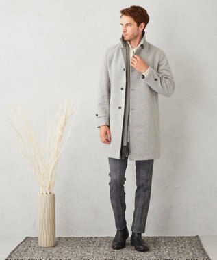 JOSEPH ABBOUD 【ストレッチ】フランネルジャージ パンツ ブラック系4