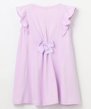 ANY KIDS ひんやりクール カットソーワンピース ラベンダー