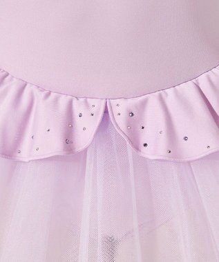 Chacott スカート付レオタード ラベンダー