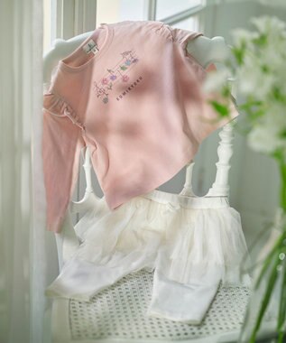 組曲 KIDS 【80-90㎝】 ギフトボックス　ベイビーメロディー Tシャツ・スカッツセット