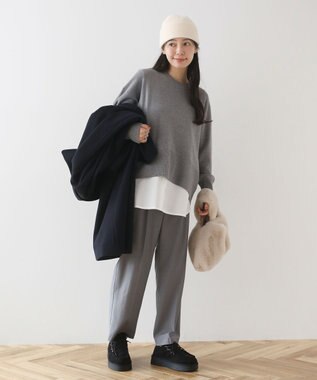 Green Parks ２ＷＡＹステンカラーロングコート Dark Navy