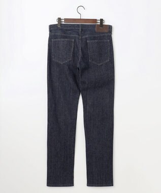 JOSEPH ABBOUD 【ストレッチ/JAPANファブリック/きれいめ】ストライプジャカード デニム ネイビー系1