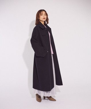 Green Parks ２ＷＡＹステンカラーロングコート Dark Navy