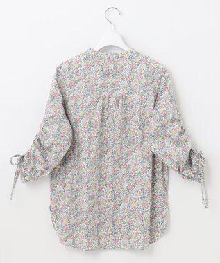 J.PRESS LADIES 【洗える】 LIBERTY Honeydew/Kate&Mil スタンドカラー ブラウス ピンク系5