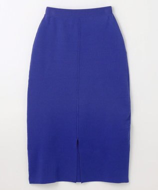 ANY ミラノリブニットスカート ブルー