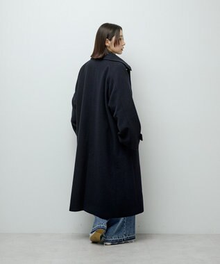 Green Parks ２ＷＡＹステンカラーロングコート Dark Navy