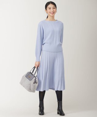 ANY SIS L 【セットアップ対応】スフレショート丈 プルオーバー ミントブルー