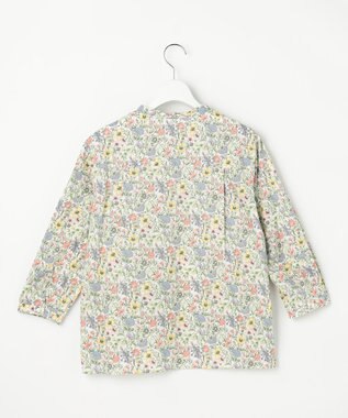 J.PRESS LADIES S Liberty Rachel & Michelle バンドカラー ブラウス コーラル系