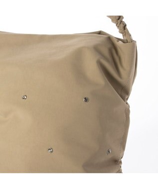 UNBILLION カシュカシュ cachecache / ビジュー付きワンハンドルトート オーク