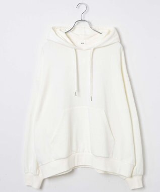 WEGO 【SCHOOLITEM】ルーズフィットプルパーカー オフホワイト