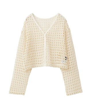 Green Parks ・ＳＵＧＡＲ　ＳＰＯＯＮ　２ｗａｙフラワーメッシュカーデ Ivory