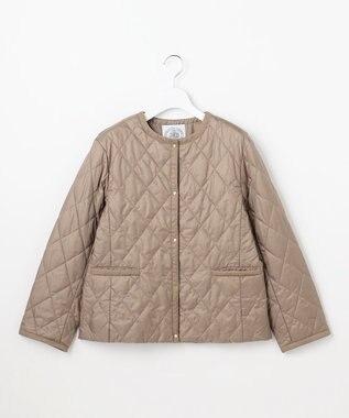 J.PRESS LADIES S 【WEB限定カラーあり】コンパクトタフタキルティング ブルゾン ベージュ系