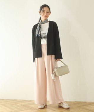 Green Parks Ｏ．洗えてストレッチ　ノーカラージャケット Black