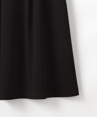 組曲 NOIR 【洗える】ウォッシャブルストレッチバックサテン ジャケット＋ワンピース ブラック系