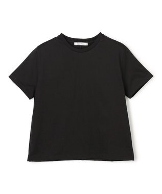 BEIGE， DIOP / スビンコットン クロップドTシャツ Black