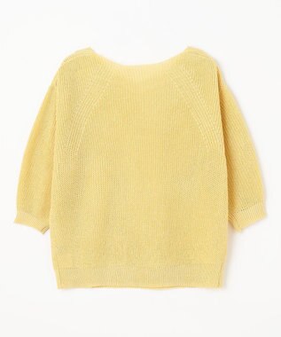 ANY L 【洗濯機可/前後着用可/アンチピリング】２ＷＡＹドライニット イエロー