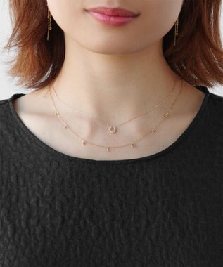 TOCCA 【WEB限定】DIAMOND HORSESHOE K10NECKLACE K10ゴールド ダイヤモンド ネックレス イエローゴールド