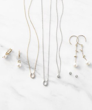 TOCCA 【WEB限定】DIAMOND HORSESHOE K10NECKLACE K10ゴールド ダイヤモンド ネックレス イエローゴールド