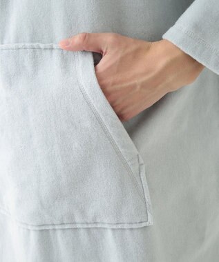 UCHINO エアリータッチ ポケット付サウナポンチョ グリーン