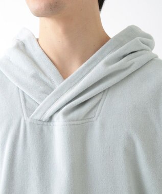 UCHINO エアリータッチ ポケット付サウナポンチョ グリーン