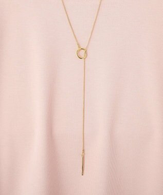 Green Parks ＳＥＴ２点　ネックレス＋マジョリカプルオーバー Pink