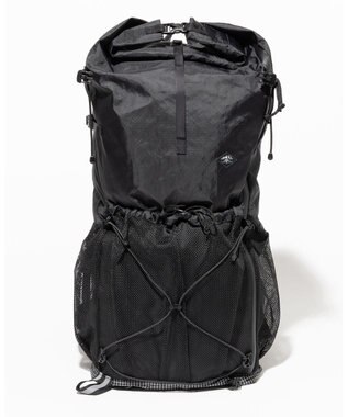 JOSEPH ABBOUD MOUNTAIN 【軽量/ECO撥水/サスティナブル素材/サコッシュが取り外せる】リサイクルリップストップ バックパック 33L ブラック系