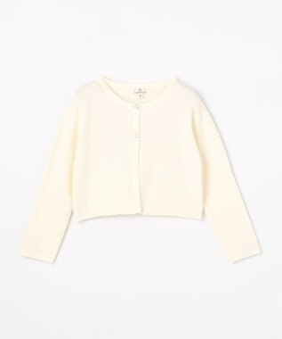 組曲 KIDS 【110-140㎝】クラシカルニット ジャケット オフホワイト