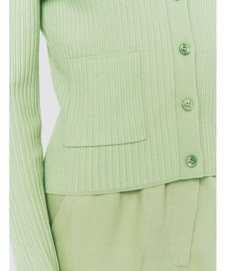 JOSEPH 【洗える】ファインリブメリノ　カーディガン Matcha