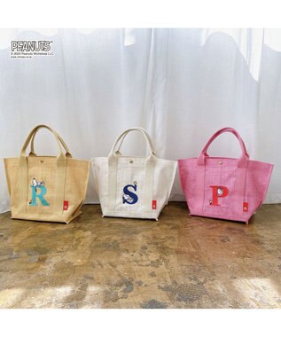 ROOTOTE 8597【スヌーピー】IP.デリ.ジュート.ピーナッツ-9D 01：R-ベージュ