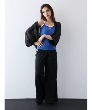 Green Parks ＥＧＯＩＳＴ　配色ラインキャミソール Blue