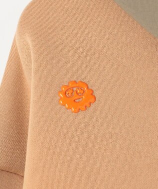 PW CIRCULUS 【WOMEN】裏毛ジップアップフーディー ベージュ系