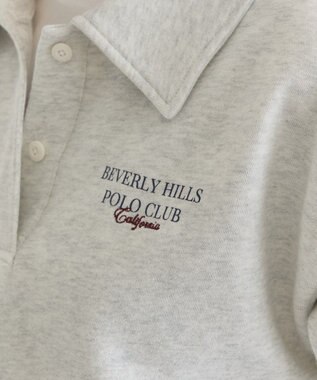 AMERICAN HOLIC 【BEVERLY HILLS POLO CLUB】裏毛ポロスウェット Oatmeal