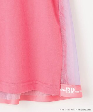 ANY KIDS 【any FAM×サーティワン アイスクリーム】うしろひらひらTシャツ ピンク