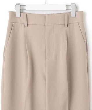 J.PRESS YORK STREET 【WOMEN】裏起毛テーパードパンツ ベージュ系