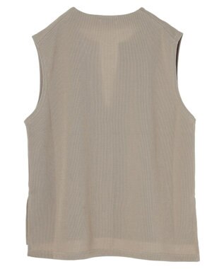 CRAFT STANDARD BOUTIQUE スキッパーカットベスト Gray Beige
