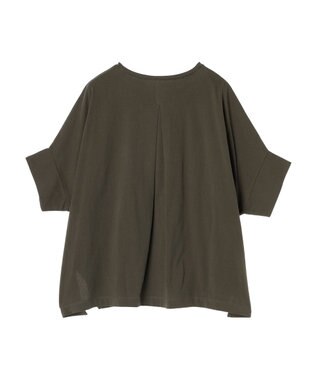 Green Parks 冷っとすずやか　ドルマンカット５分袖プルオーバー Khaki