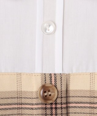 ANY KIDS 【any FAM JUNIOR】ジャケット付きワンピース ベージュ×ベージュチェック