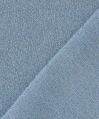 Feroux 【洗える】ラメニットカーディガン ブルー系